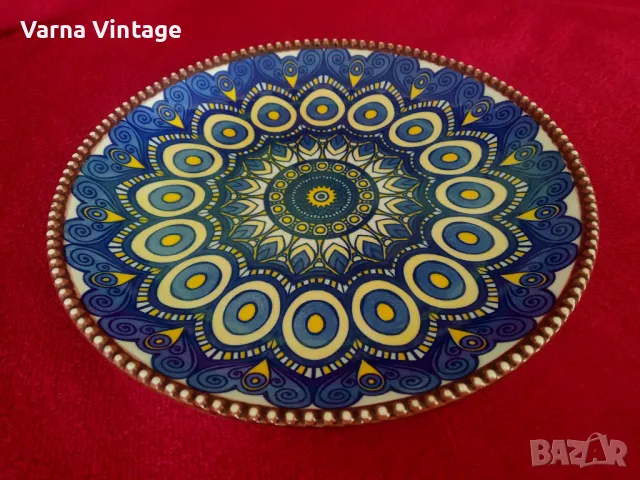 Много красива порцеланова чиния в етно стил, снимка 2 - Колекции - 49219555