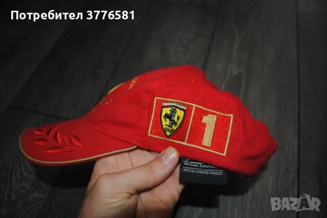 Шапка F1  Scuderia Ferrari - Michael Schumacher, снимка 4 - Фен артикули - 49120995