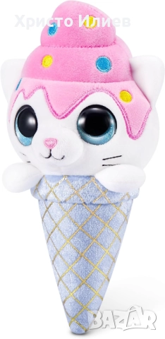 COCO CONES ZURU Плюшено животинче в конус 3 броя комплект, снимка 5 - Плюшени играчки - 52287433