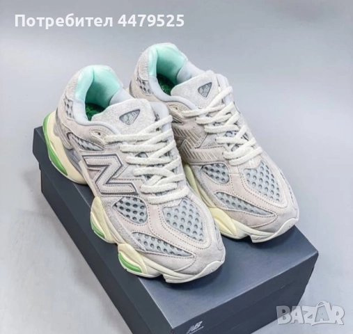 Нови дамски маратонки New Balance 9060 grey, снимка 5 - Маратонки - 51712841