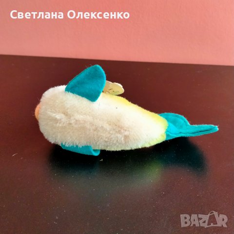 Колекционерска мека играчка Steiff Flossy Fish Риба, снимка 7 - Колекции - 37743028