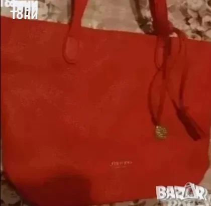 SHISEIDO Оригинал Нова Кожена Дамска Чанта , снимка 2 - Чанти - 51117721