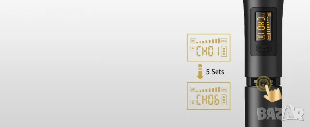 Безжичен микрофон TONOR TW310, снимка 9 - Микрофони - 48477269