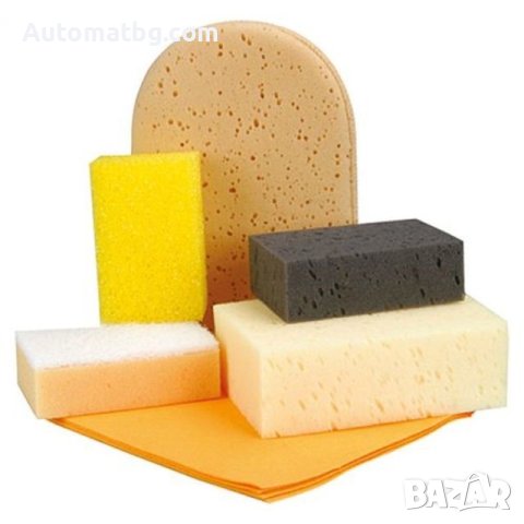 Комплект гъби за миене на автомобил Automat, 6 части