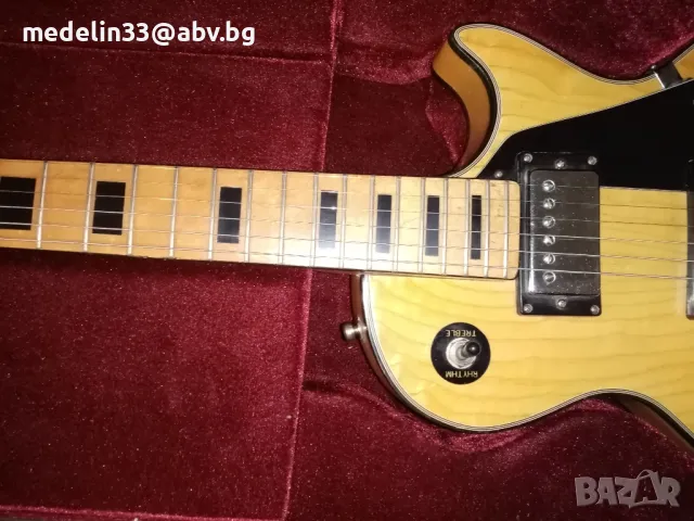 SALVAREZ EG1702 Les Paul Custom Japan 1970 китара, снимка 3 - Китари - 48434803