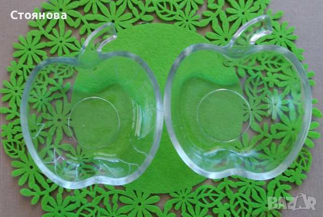 Купички за ядки, десерти, стъклени - комплект 4 броя, снимка 4 - Прибори за хранене, готвене и сервиране - 36441871