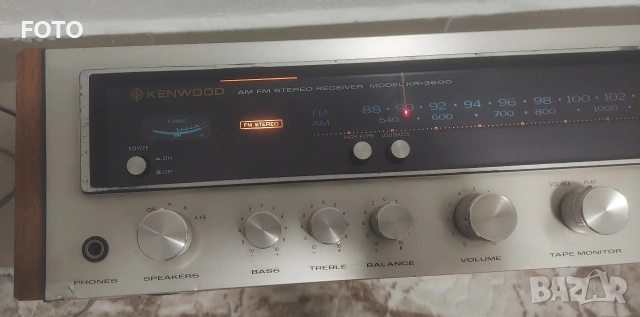 Kenwood KR-3600, снимка 2 - Ресийвъри, усилватели, смесителни пултове - 52827818