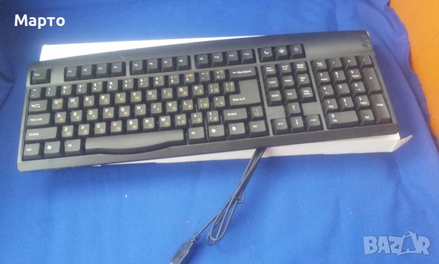 Компютърна клавиатура, кирилизирана юсб, SMART KEYBOARD EZ-9900, снимка 1 - Клавиатури и мишки - 36760474