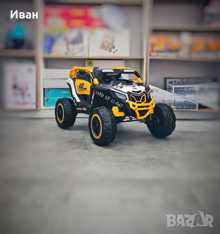 ТОП ЦЕНА!НОВО!Акумулаторен джип Kansas WHITE с 24V батерия,EVA гуми,4x4,USB, снимка 3 - Електрически играчки - 51764872