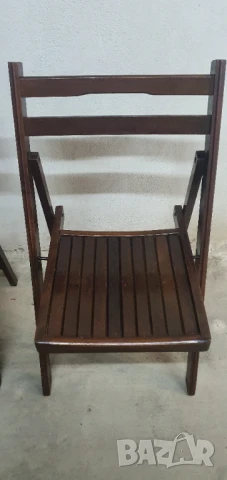 Сгъваеми столове винтидж антики, снимка 2 - Антикварни и старинни предмети - 49592276