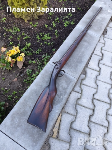 Автентична капсулна дамаскова пушка, снимка 2 - Антикварни и старинни предмети - 52788340