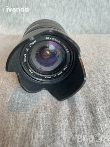 обектив Sigma UC Zoom 28-105mm  1: 4-5.6, снимка 5 - Обективи и филтри - 40853038