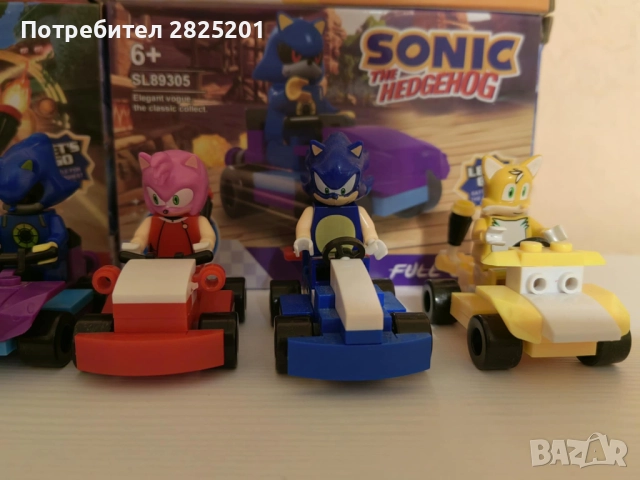 лот фигурки Sonik с превозни средства, снимка 4 - Фигурки - 52296080