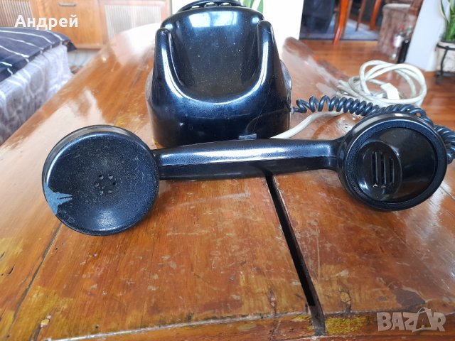 Стар телефон #6, снимка 5 - Антикварни и старинни предмети - 39384643