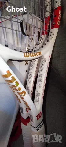 Wilson 2 бр. Pro Staff 95" (със сак Wilson 1914) - юбилейни 100 г., снимка 13 - Тенис - 48861202