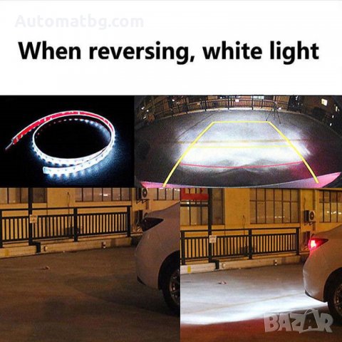 Многоцветна RGB Стоп LED Automat, светеща сигнална лента за багажник на кола, светодиодна цветомузик, снимка 11 - Аксесоари и консумативи - 28033852