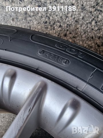 джанти R17 със зимни гуми за алфа159 225/50 R17, снимка 2 - Гуми и джанти - 43230300