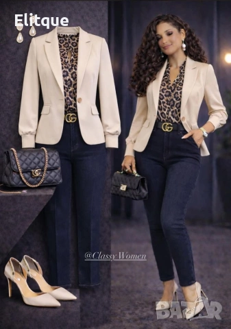 колан от естествена кожа в кутия Gucci 