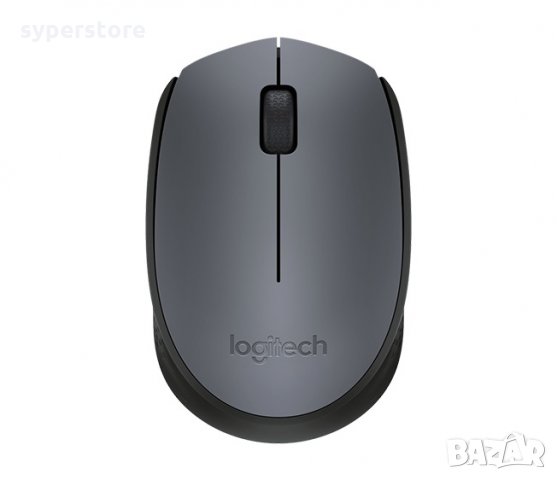 Мишка Безжична Logitech M170 Gery Mini 1000dpi Сива Wireless Optical Mouse, снимка 5 - Клавиатури и мишки - 15861256