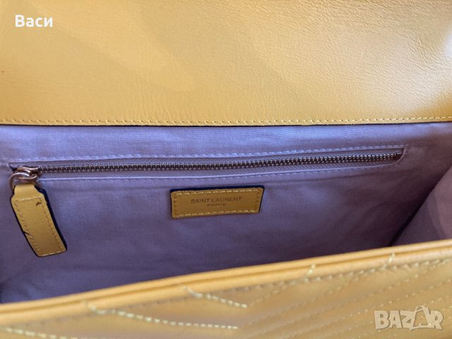 YSL Saint Laurent чанта естествена кожа, снимка 11 - Чанти - 43524907