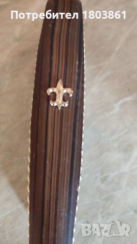 Старинна четка за дрехи с месингов верижен обков, снимка 3 - Други ценни предмети - 43187346