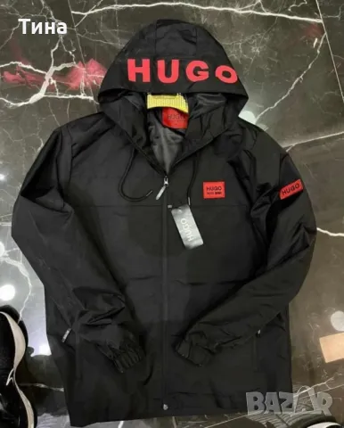 🔥 ХИТ МОДЕЛ МЪЖКА ВЕТРОВКА HUGO BOSS 🔥, снимка 2 - Якета - 45582839