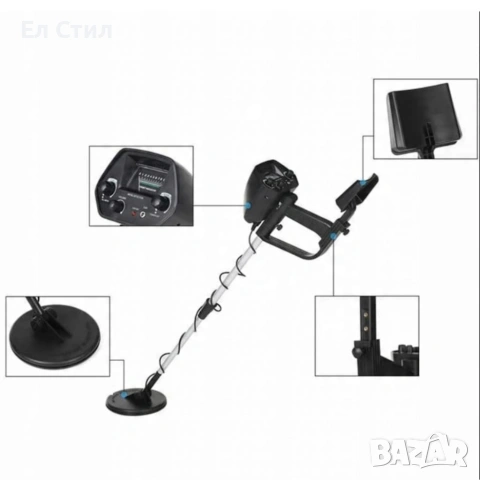 Водоустойчив металотърсач за злато, сребро, монети и съкровища K-1374, снимка 12 - Друга електроника - 53563520