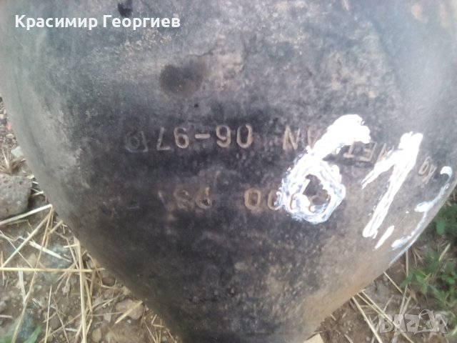 61,3 61,5 литрови  бутилки метан дълги 1,60см за бус, снимка 3 - Части - 37251216