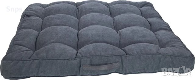 Възглавница за пейка, седалка, диван 95 x 95 x 12 cm, Пухкаво синьо сиво, снимка 1 - Възглавници - 40472651