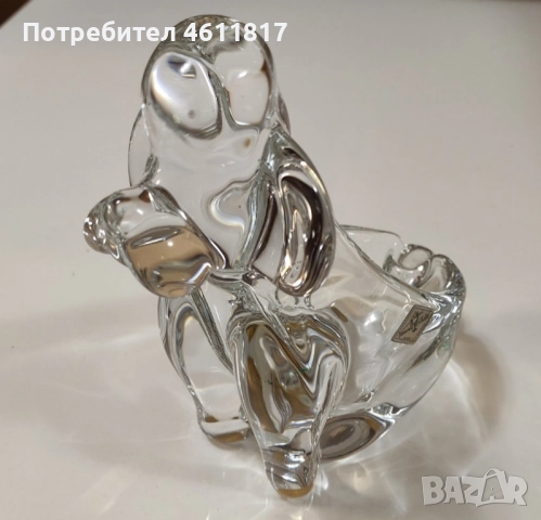 Кристална фигура Куче, снимка 3 - Колекции - 51933930