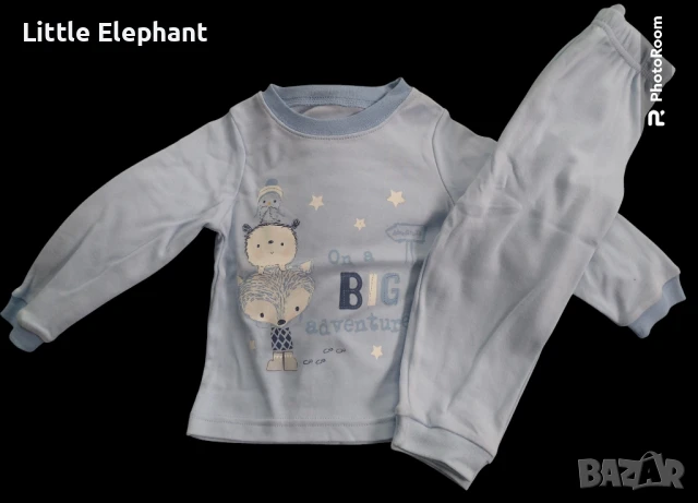 Пижамка от две части за момченце на 12-18 мес"On a big adventure",Англия/нова