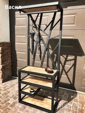 Закачалки , стойки за обувки и портманта от ковано желязо, снимка 7 - Закачалки - 38653489