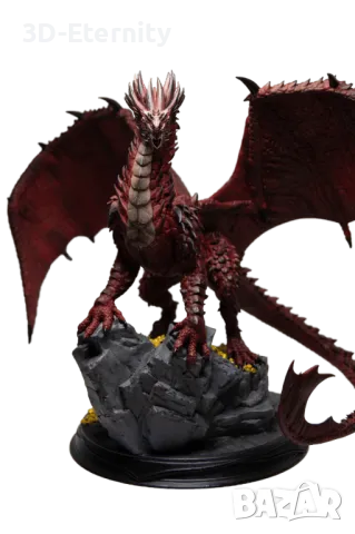 3D Фигура на Дракон, снимка 2 - Колекции - 49286203