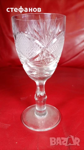 Кристални чаши за ликьор, ракия, 6 бр, ръчна инкрустация, подобни на „Моника”, снимка 4 - Чаши - 50994288