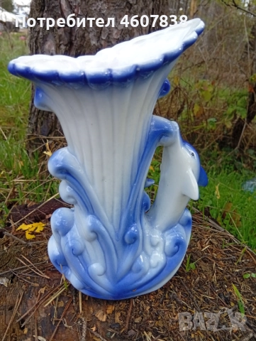Ваза порцелан 21 см, снимка 3 - Вази - 52349162