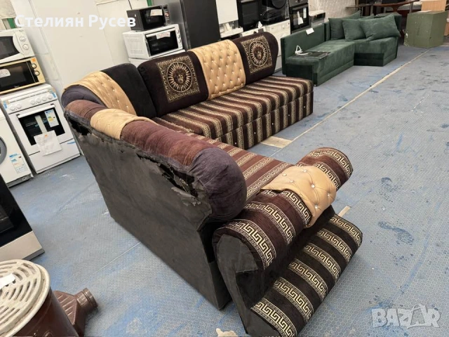 130122 версаче versace ъглов холов разтегателен диван 280/260 см -цена 170 евро или 332,49лв смр - е, снимка 5 - Дивани и мека мебел - 53096791