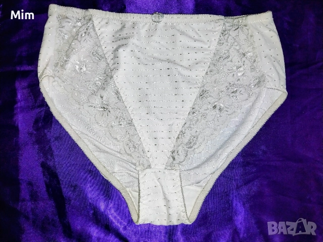 XL/2XL Бяла бикина с дантела , снимка 8 - Бельо - 52252284