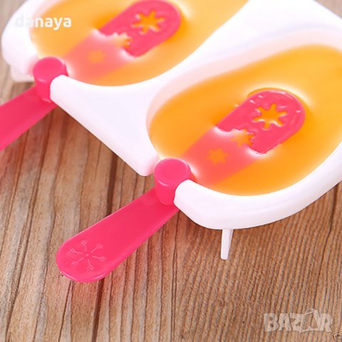 2546 Форми за домашен сладолед на клечка формички за ледени близалки Зайче, снимка 9 - Форми - 35004218