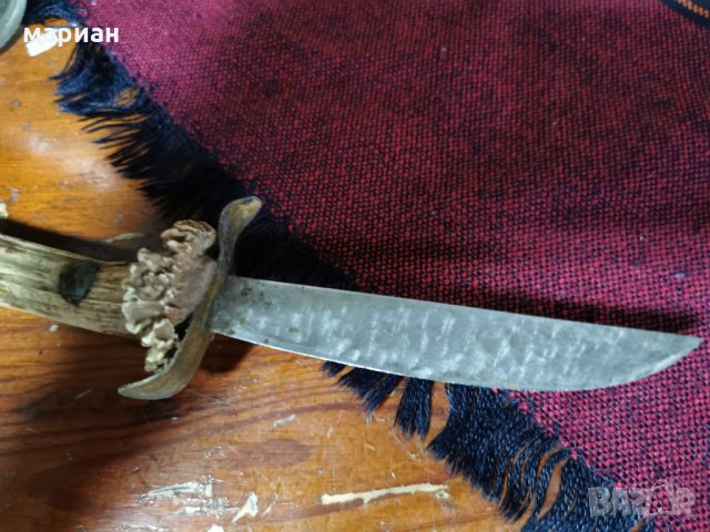 Колекционерски нож с рог от елен, снимка 5 - Колекции - 33568143