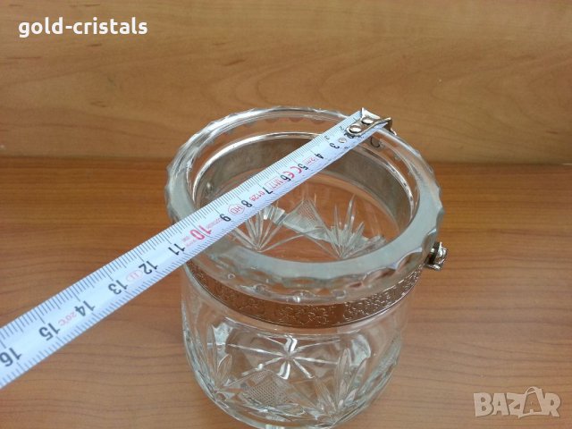 Кристална лекарка купа, снимка 5 - Антикварни и старинни предмети - 32737921