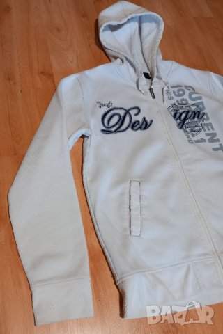 Суичър Бял размер М, снимка 4 - Суичъри - 43928004