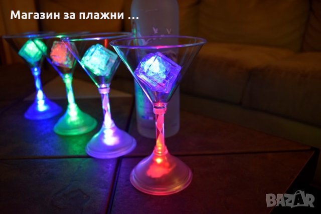 Чаша за мартини - светещи, снимка 5 - Чаши - 26868345