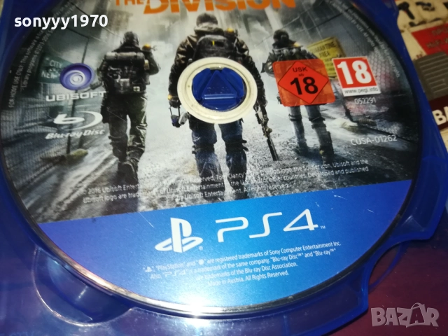 DIVISION-SONY PS4 RED DEAD II-ОБЛОЖКА+ИГРА TOM CLANCYS THE DIVISION 0610251348