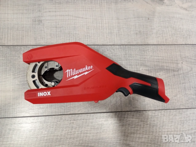 Акумулаторен тръборез от неръждаема стомана Milwaukee M12 PCSS54-0, 12V, Ø54, снимка 5 - Други инструменти - 53391048