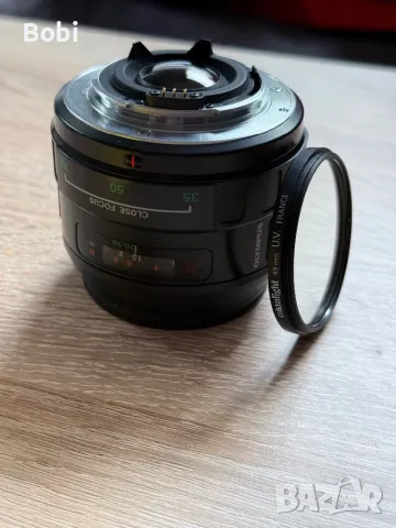 Обектив Olympus AF Zoom 35–70mm f/3.5–4.5 + Cokin UV филтър, снимка 14 - Обективи и филтри - 50324484