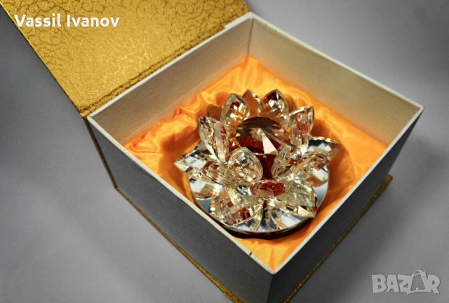 Луксозен кристален лотос, снимка 3 - Други стоки за дома - 26938314