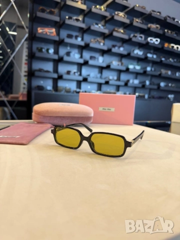 очила с черен обикновен калъф и ув защита miu miu bottega veneta , снимка 4 - Слънчеви и диоптрични очила - 51677849