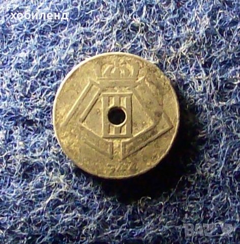 10 цента Белгия 1944 - цинк, снимка 2 - Нумизматика и бонистика - 26485184