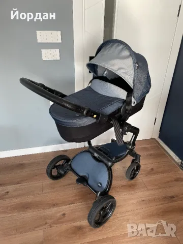 Mima Xari Sport Denim Black 2в1 - Бебешка Количка, снимка 2 - Детски колички - 48130483