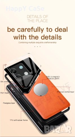 Xiaomi Redmi Note 13 Pro 4G 5G / 13 Pro+ / 13 5G / GENEROUS Кожен кейс гръб калъф с магнит, снимка 5 - Калъфи, кейсове - 43787545